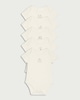 image 1 of F&F Baby 5-Pack Pure Cotton Bodysuits in White