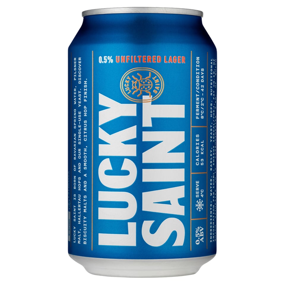 Lucky Saint 0.5% Lager 330Ml
