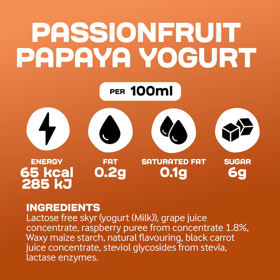 image 1 of Arla Protein Yogurt - Passionfruit & Papaya 200g