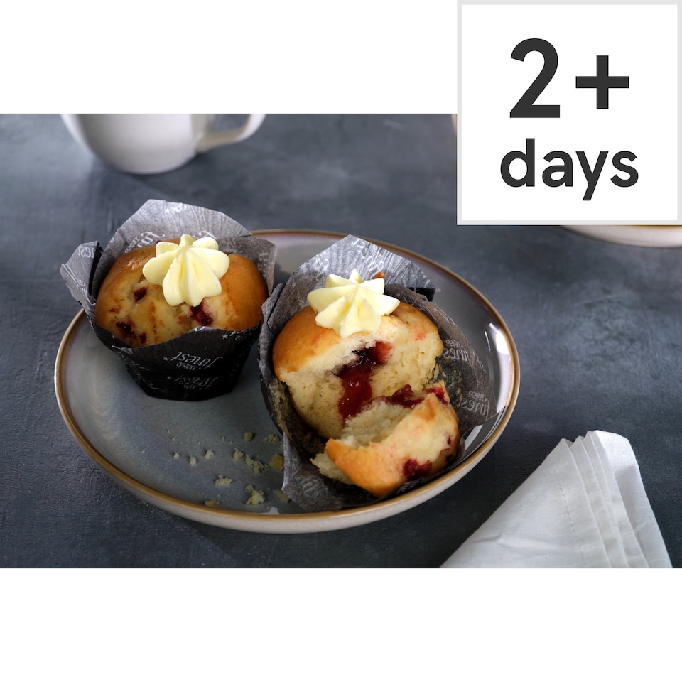 image 1 of Tesco Finest Victoria Sponge Muffins 2 Pack