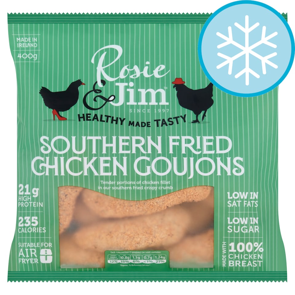 Rosie And Jim Gluten Free Southern Fried Chicken Goujons 400G