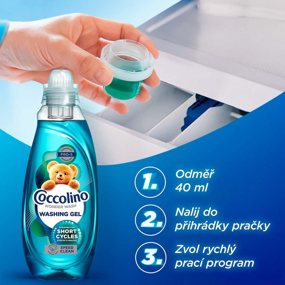 Obrázek 1 pro produkt Coccolino Wonder Wash prací gel Ultra Care 54w