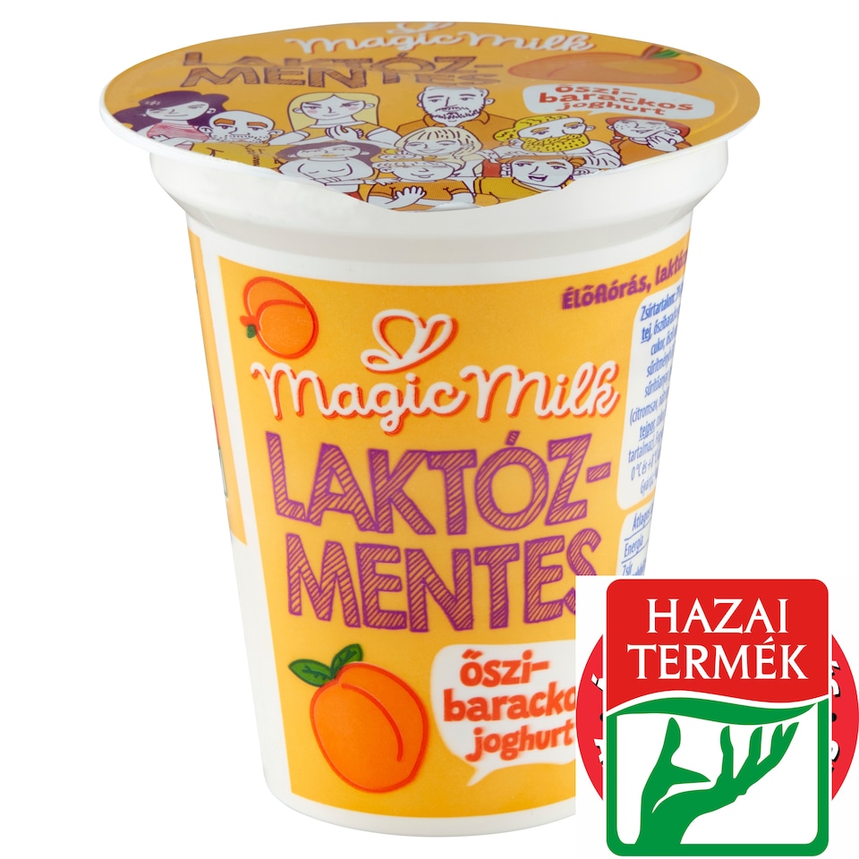 Magic Milk laktózmentes, élőflórás, joghurt őszibarackkal 150 g