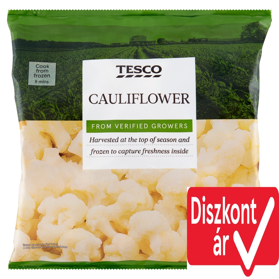 Tesco gyorsfagyasztott karfiol 450 g