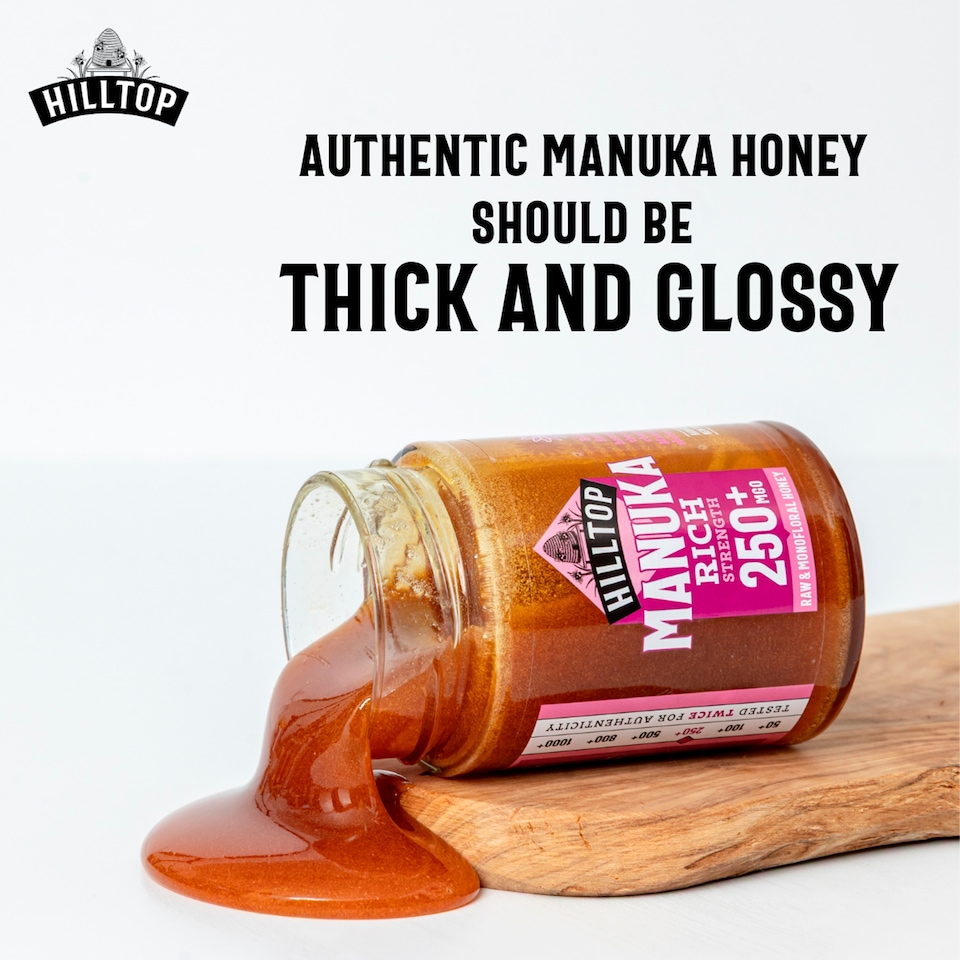 image 1 of Hilltop Premium Manuka Honey 250+ Mgo 225G