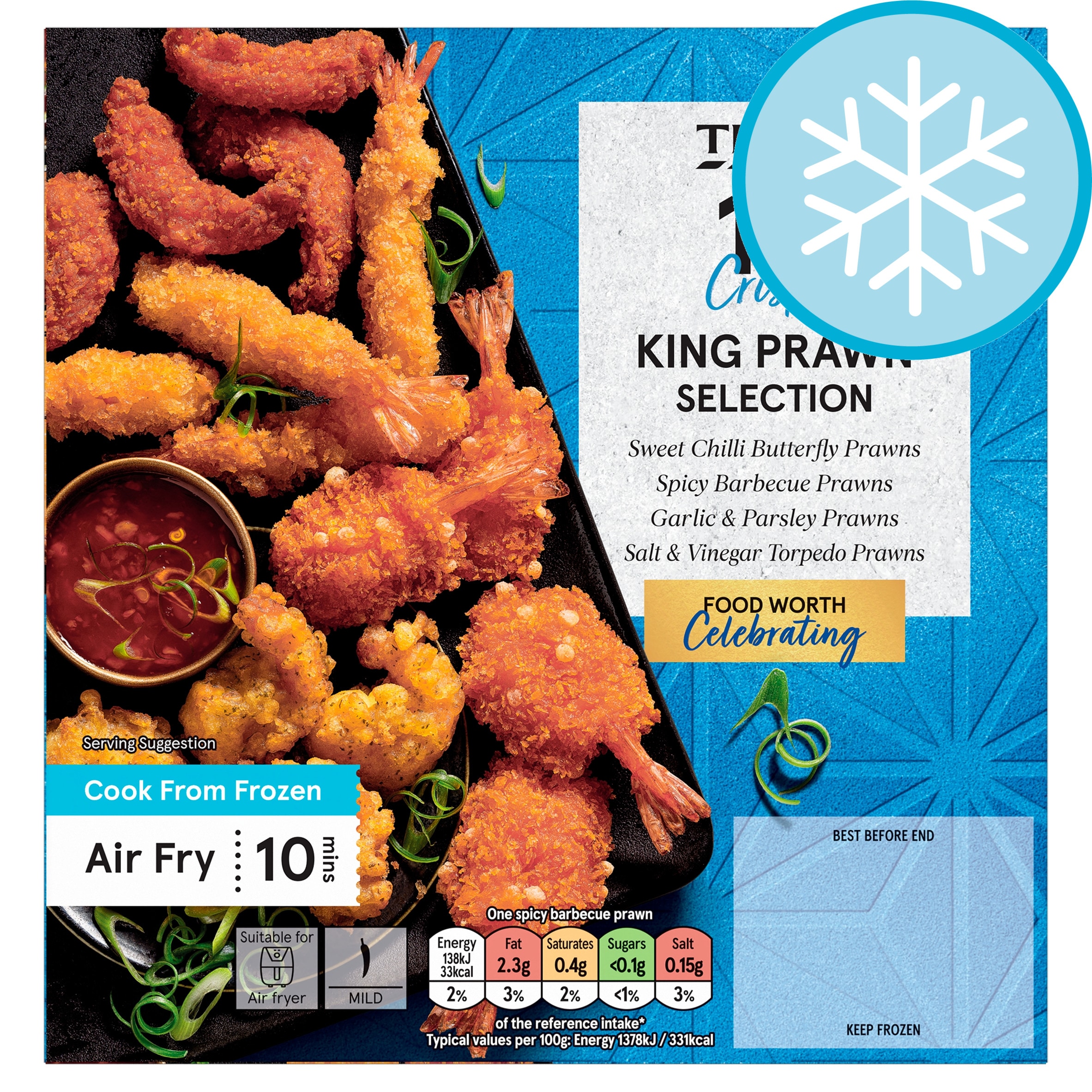 Tesco 16 Prawn Selection Pack 180g
