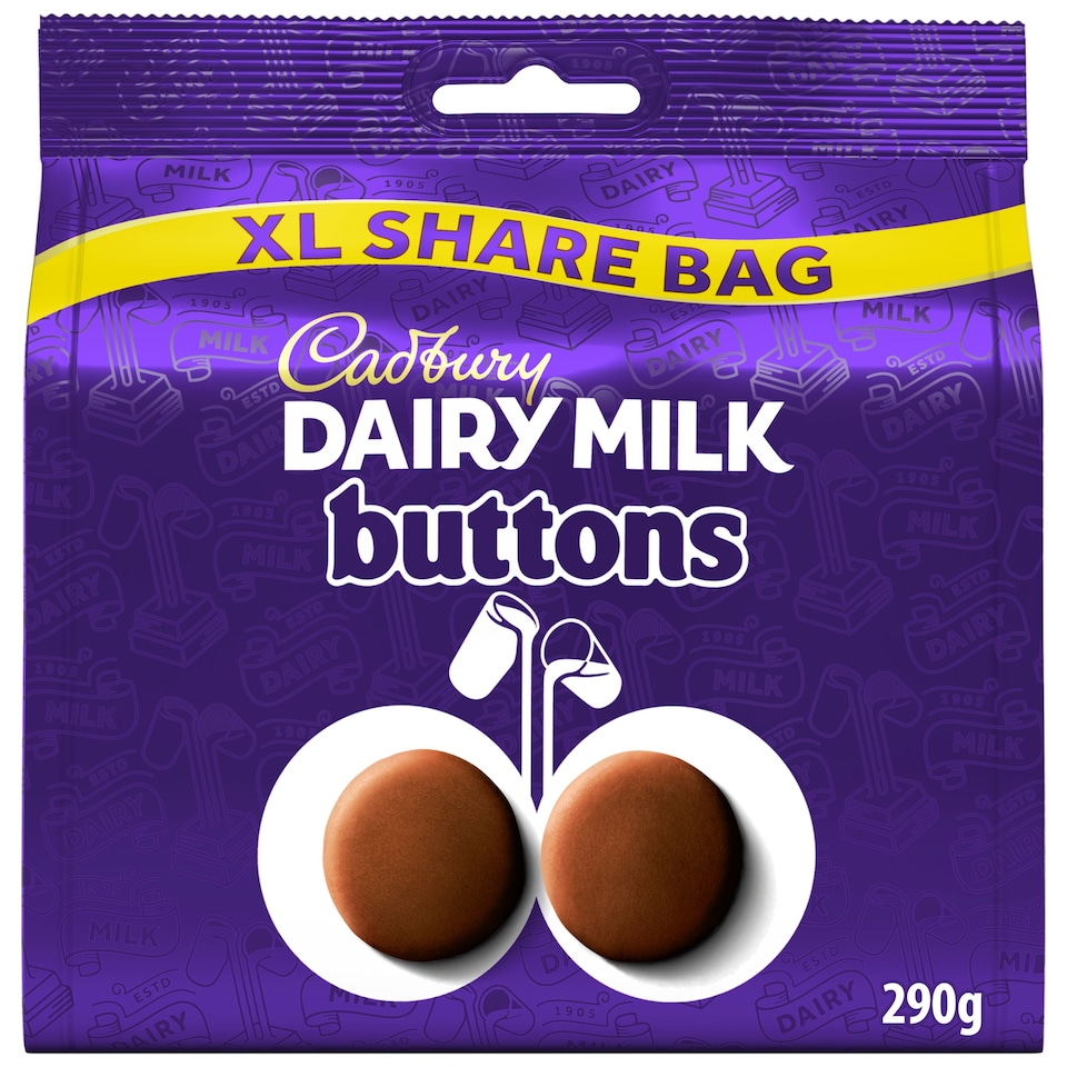 image 1 of Cadburys Dairy Milk Buttons XL Share Bag 290g