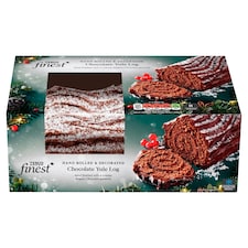 Tesco Finest Belgian Chocolate Yule Log