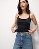 image 1 of F&F 3-Pack Cotton Rich Scoop Neck Vests in Multi White