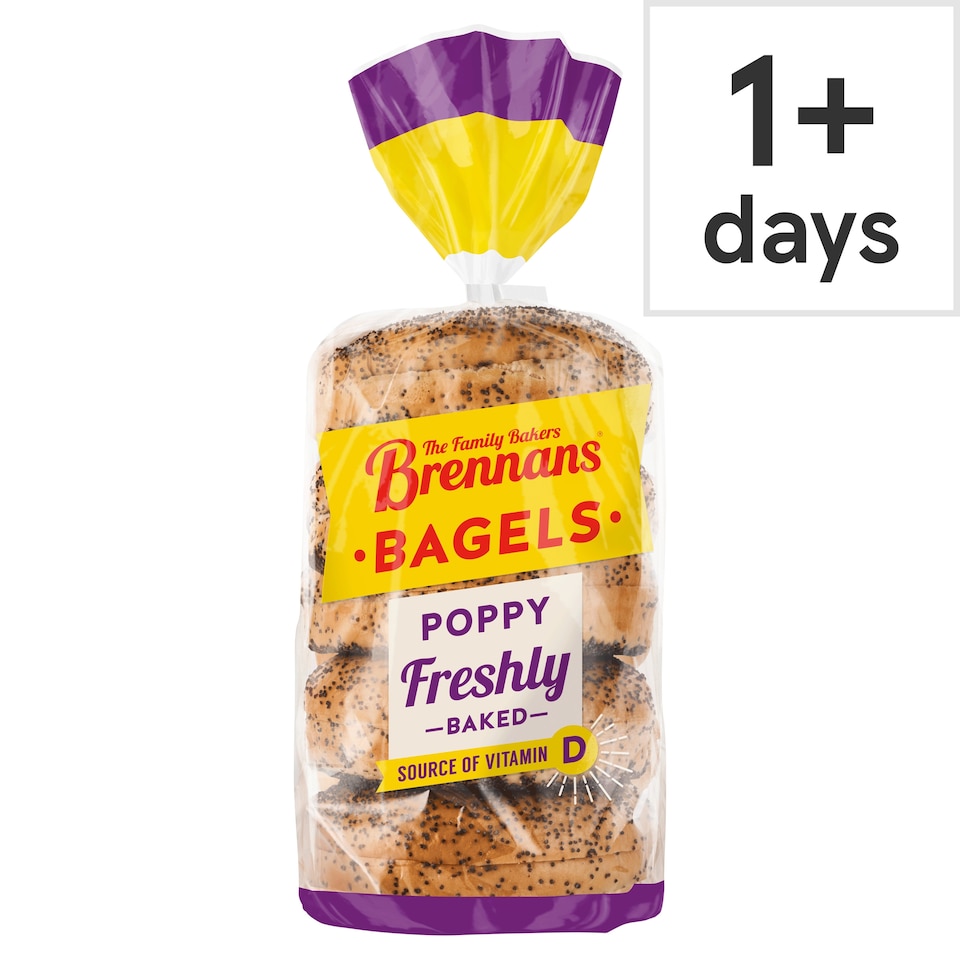 Brennans Poppy Bagel 425g