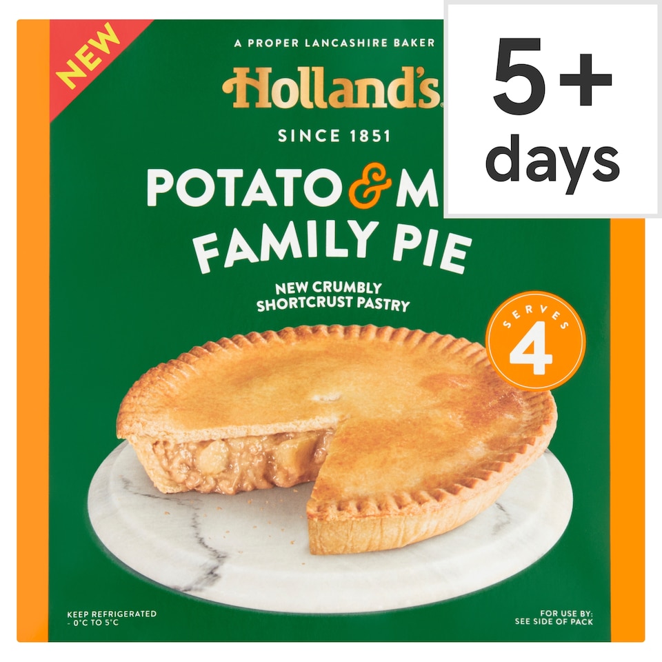 Holland's Potato & Meat Family Pie