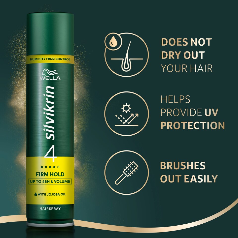 image 1 of Silvikrin Firm Hold Hair Spray 75Ml