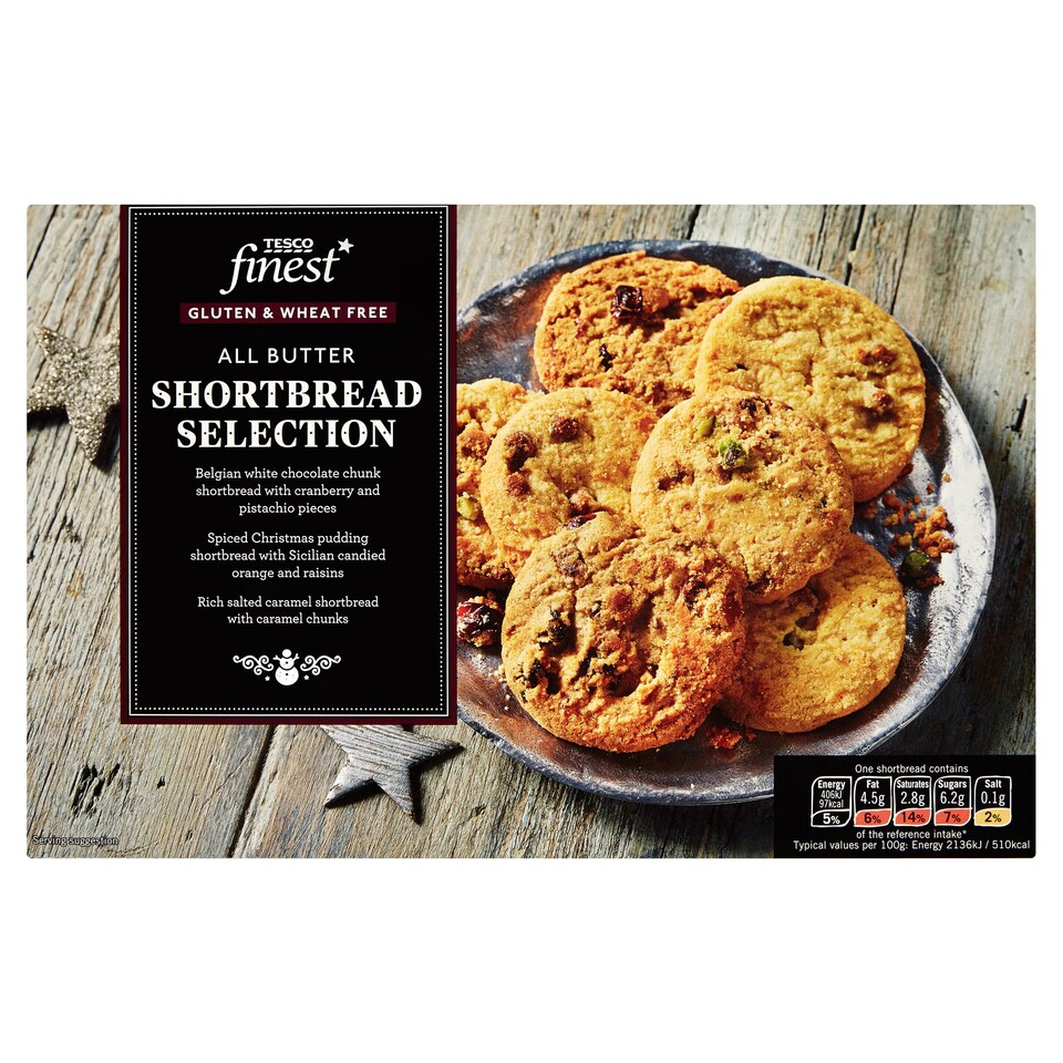 T. Fin*  Free From Shortbread Selection 450g