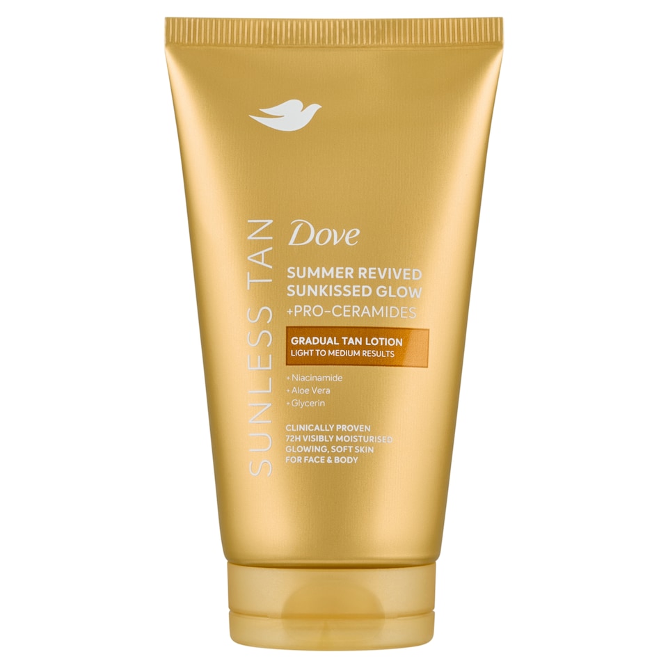 image 1 of Dove Summer Revived Gradual Tan Lotion Light to Medium 75 ml