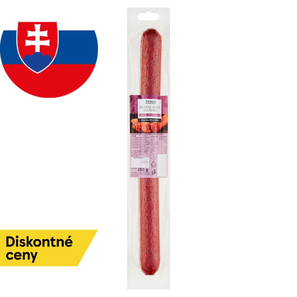 Tesco Bratislavská klobása 250 g