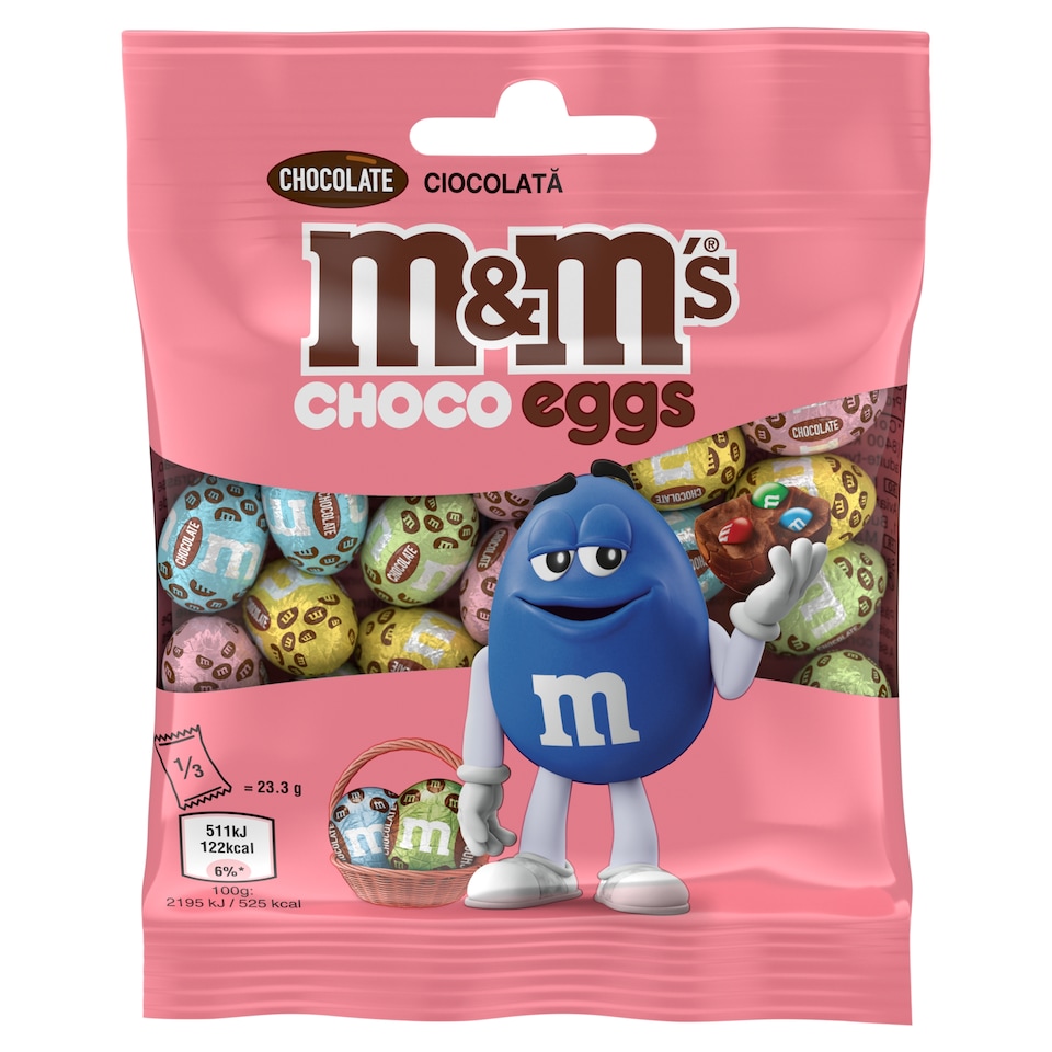 M&M's Choco Eggs tejcsokoládés tojások M&M's Minis drazséval 70 g