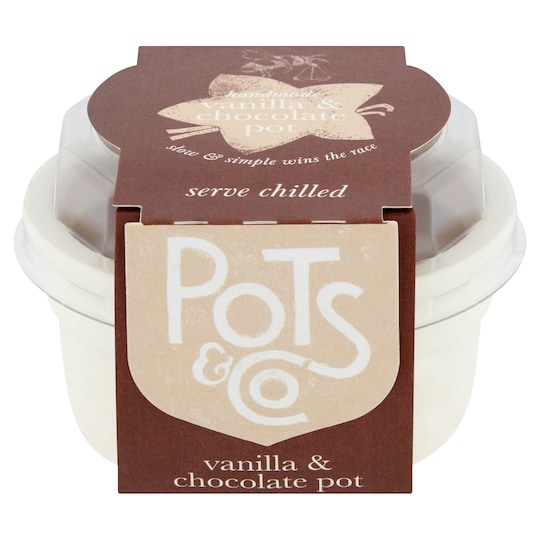 Pots & Co Vanilla & Choc Pot 90g Tesco Groceries