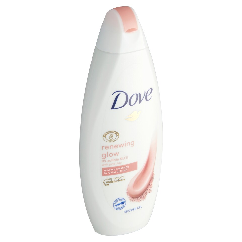 Dove Sprchový gel Renewing Glow s růžovým jílem 250ml