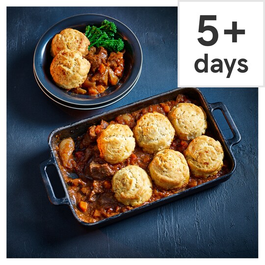 Tesco Finest Beef & Port Casserole with Long Clawson Stilton Dumplings