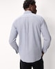 image 3 of F&F Pure Cotton Checked Long Sleeved Oxford Shirt in Navy