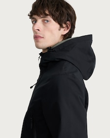 F&F Active OUTDOOR Zip Up Shower Resistant Jacket in Black