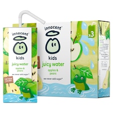 innocent Kids Juicy Water Apples & Pears 3 x 200ml