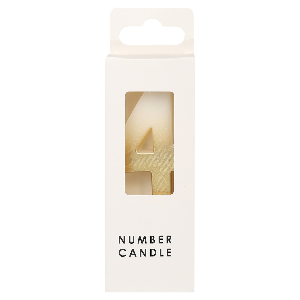 TABLE FUN NUMERICAL CANDLE NO. 4