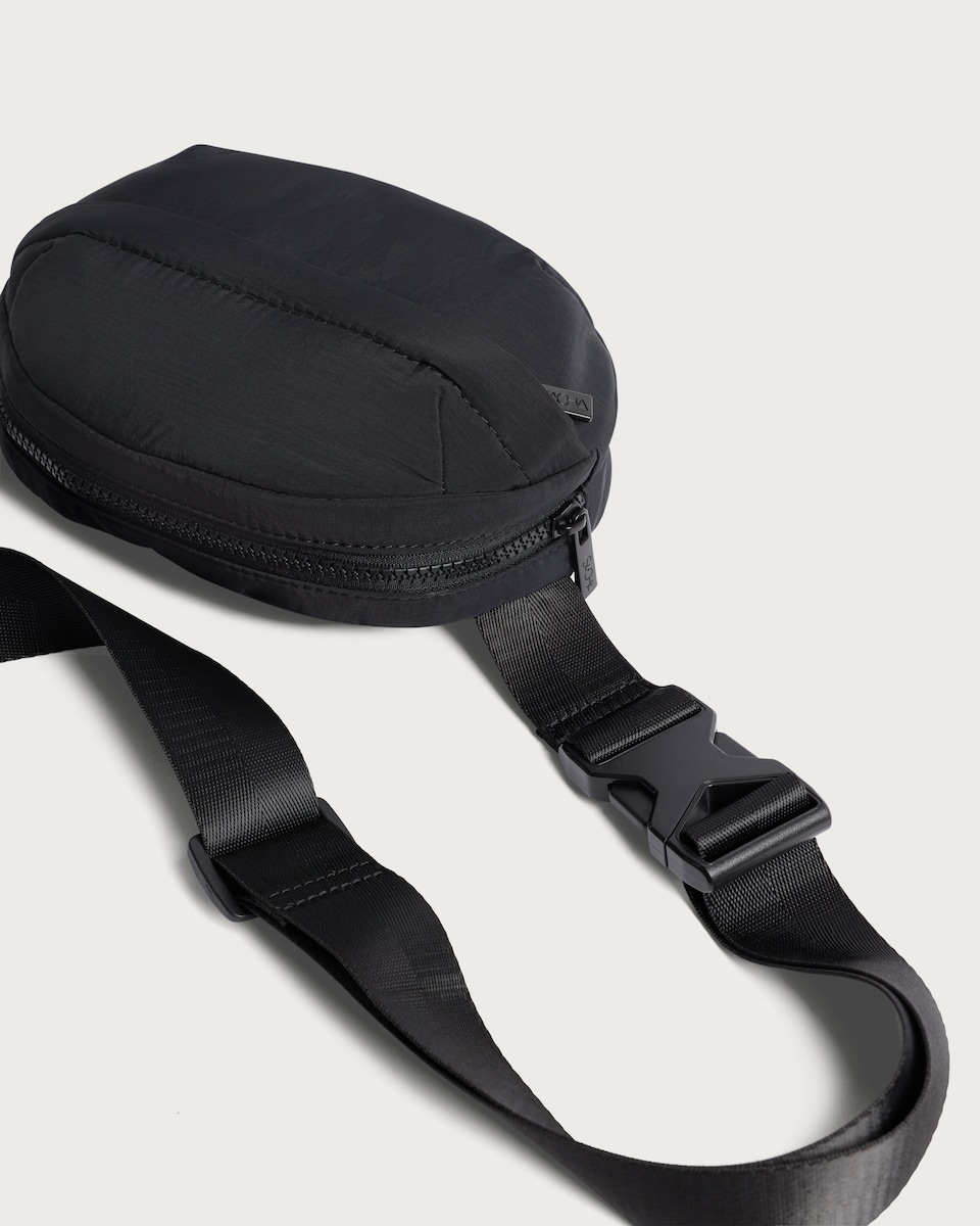 image 1 of SACHA Crossbody Adjustable Strap Bag in Black