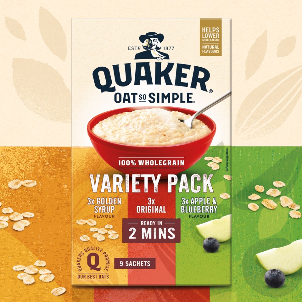 image 1 of Quaker Oat So Simple Variety Porridge 9Pk 297G
