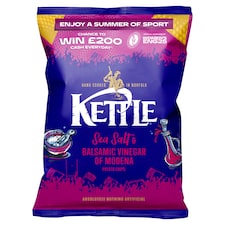 Kettle Sea Salt & Balsamic Vinegar Potato Chips 130G