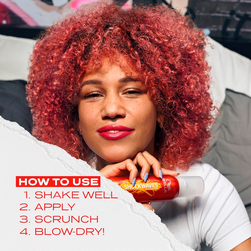 image 1 of Shockwaves Curls & Waves Mousse 200Ml