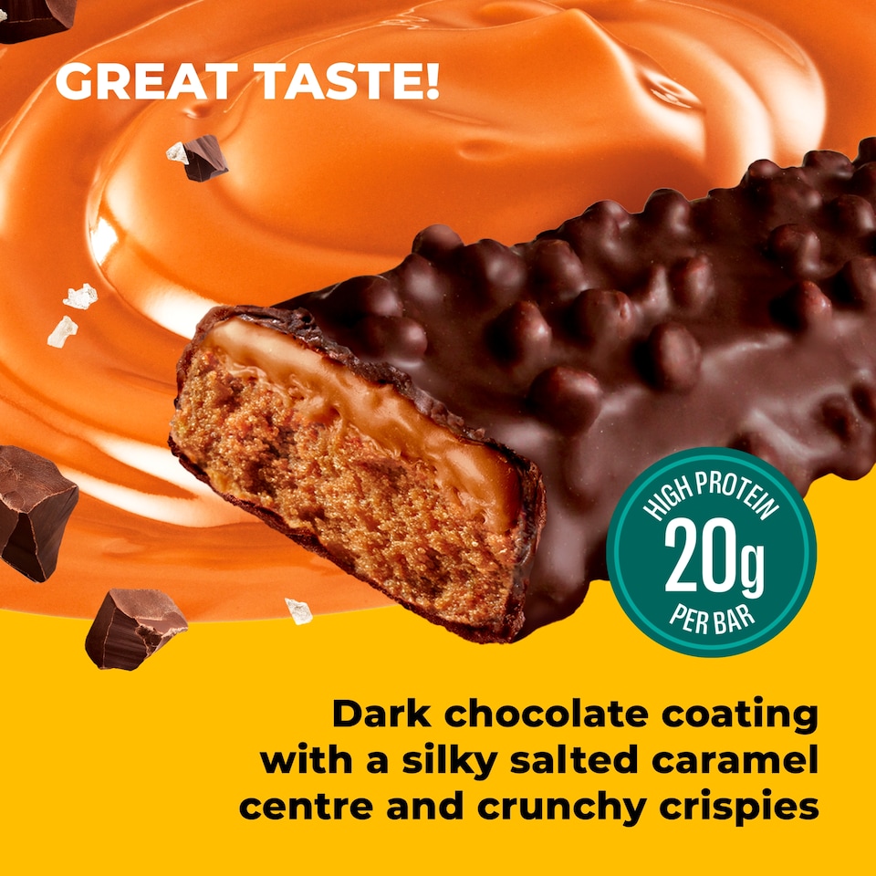 image 1 of Fulfil Dark Chocolate Salted Caramel Vitamin And Prtn Bar 55G