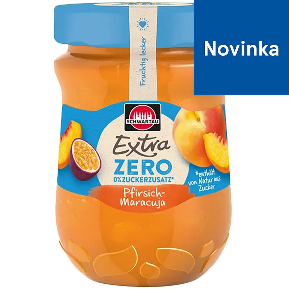 image 1 of Schwartau Extra Zero Peach-Passion Fruit 280 g