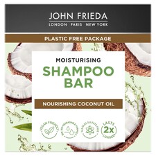 John Frieda Moisturising Shampoo Bar Coconut Oil 75G