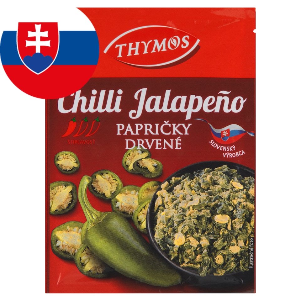 Thymos Chilli papričky Jalapeño drvené 8 g