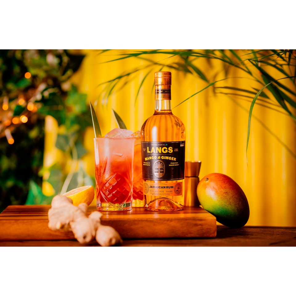 image 1 of Langs Jamaican Rum - Mango & Ginger 70cl