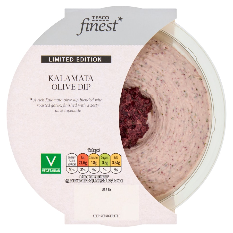 Tesco Finest Kalamata Olive Dip 160g