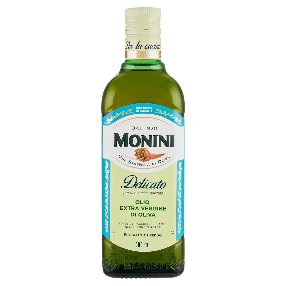 Obrázek 1 pro produkt Monini Delicato Extra panenský olivový olej 500ml