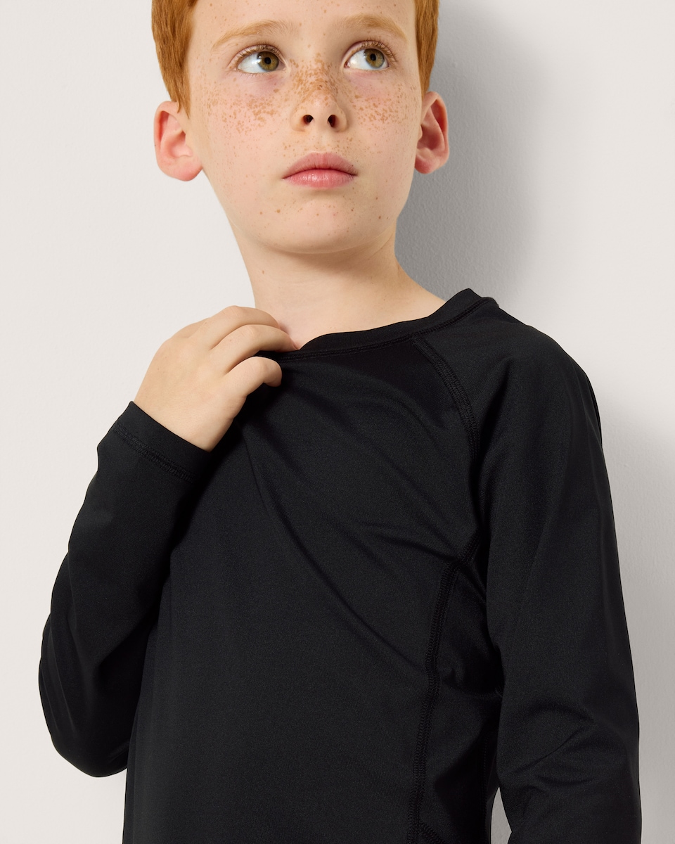 image 1 of F&F Active ULTRAMOVE Long Sleeved T-Shirt in Black