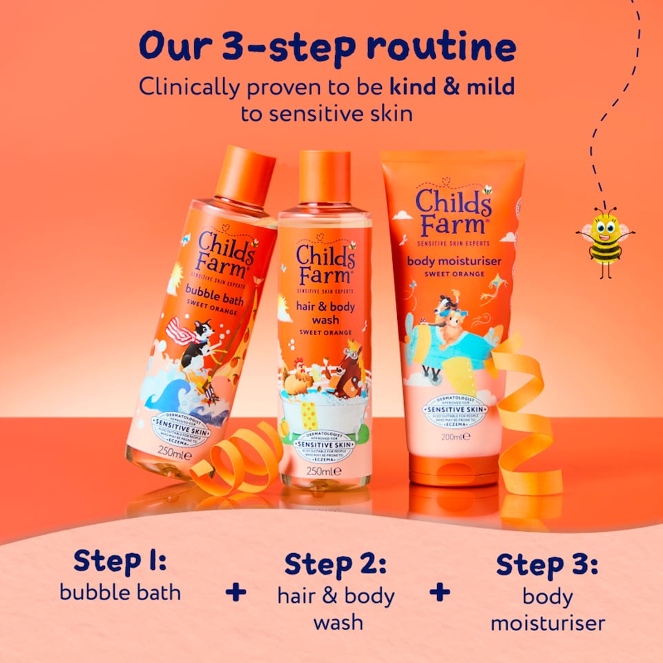 image 1 of Childs Farm Hair & Body Wash - Sweet Orange 250ml