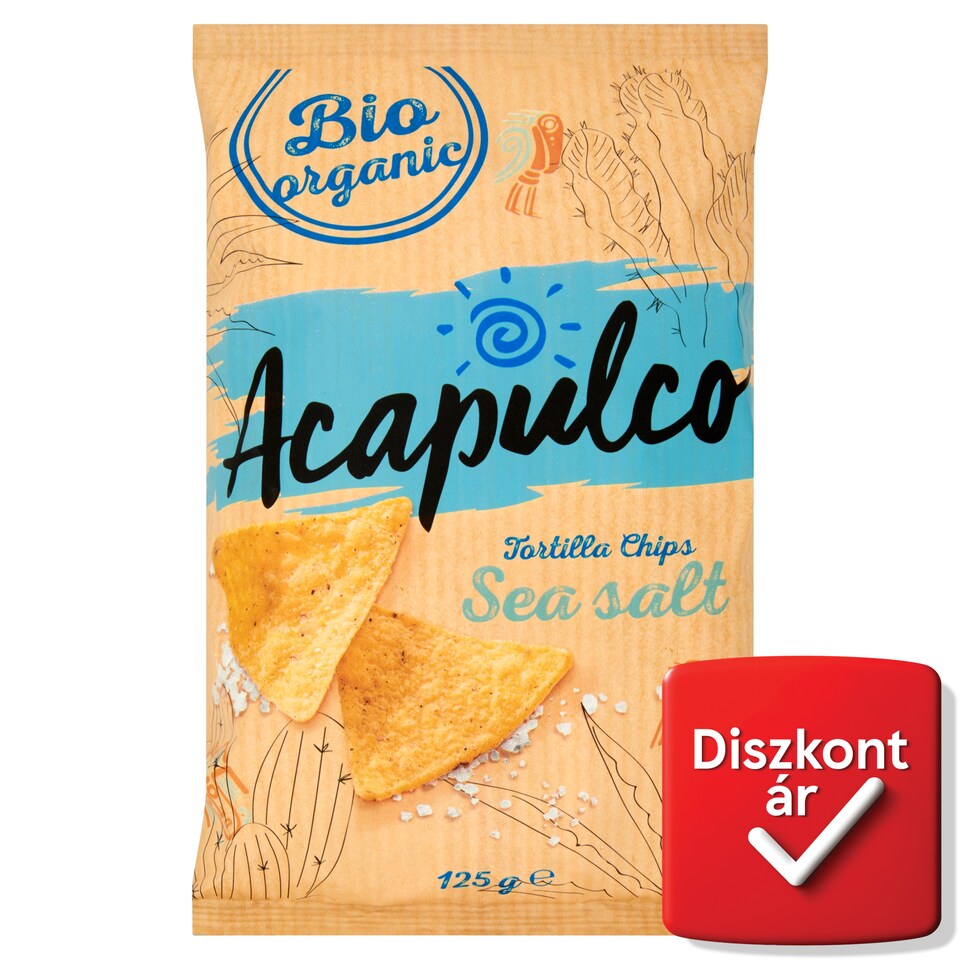 Acapulco Organic Salted Corn Snack 125 g