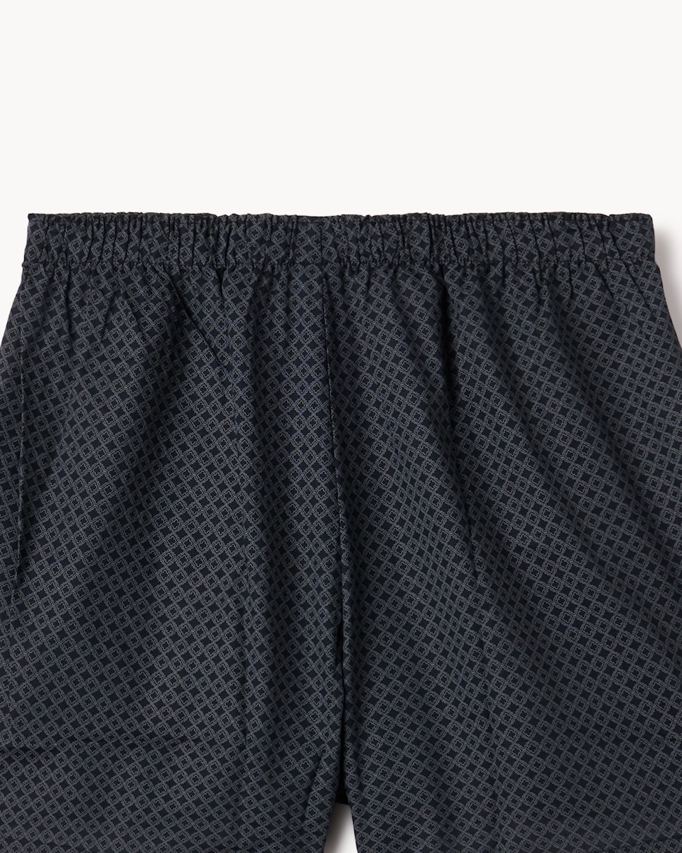 image 1 of F&F 3-Pack Pure Cotton Printed Woven Boxers in Black