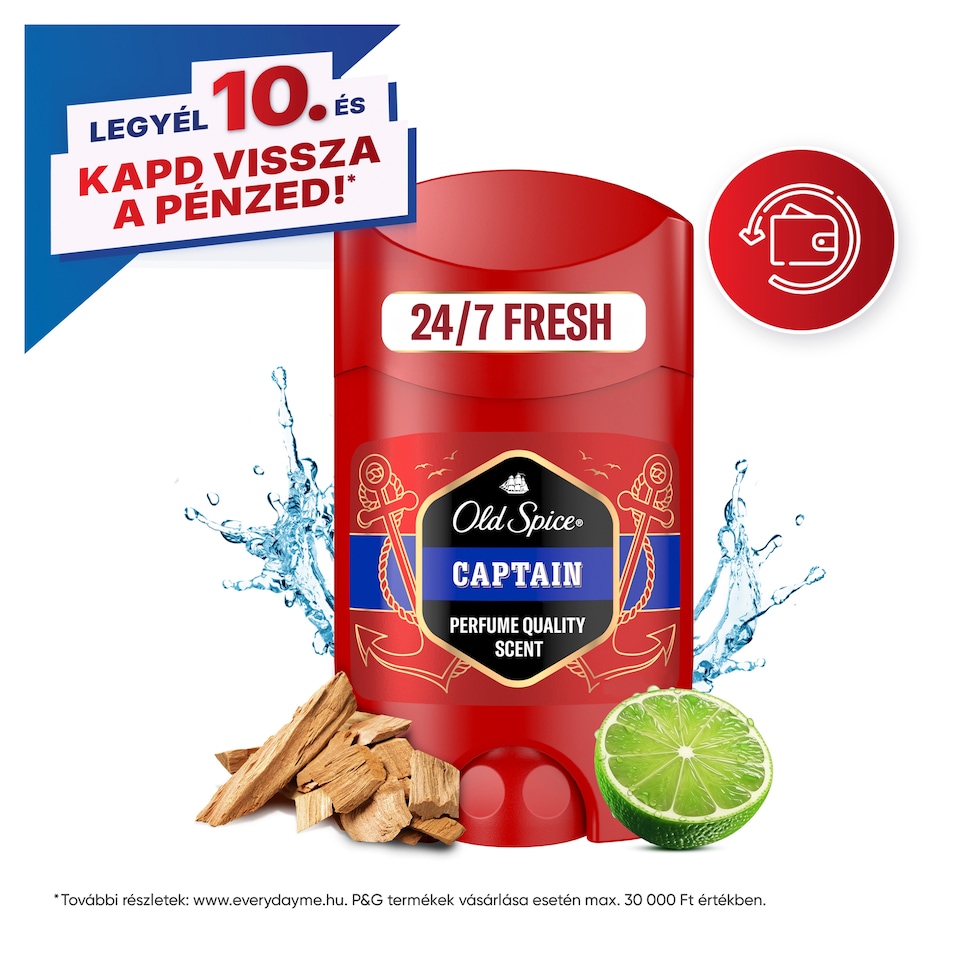 Old Spice Captain Férfi Stift Dezodor, 65 ml 1. kép