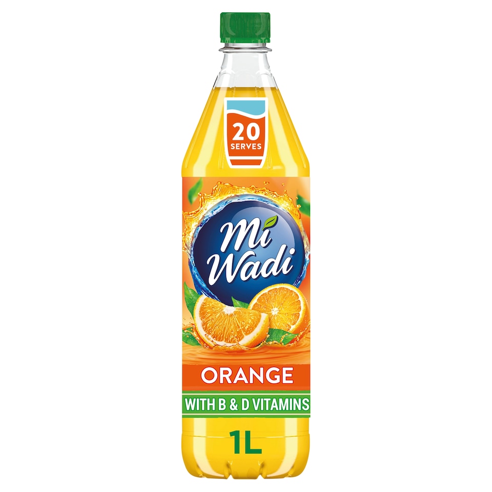 MiWadi Orange No Added Sugar Squash 1L