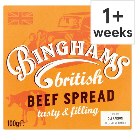 Binghams Beef Spread 100G Tesco Groceries