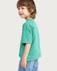 image 3 of F&F Boys Pure Cotton Mummy's Little Man T-Shirt in Green