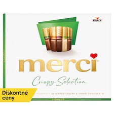 merci Crispy Selection Assorted Crispy Almond Chocolates 250 g