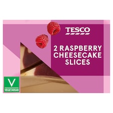 Tesco 2 Raspberry Cheesecake Slices 180g