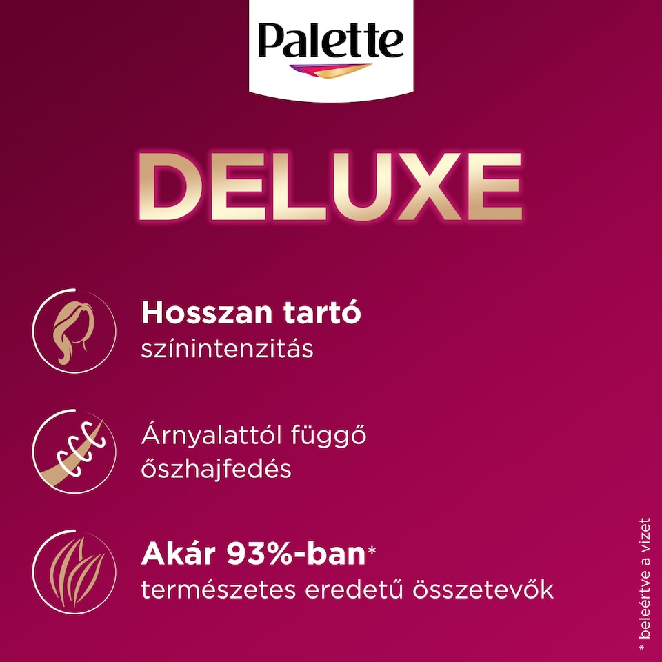 Palette Deluxe 4-65 Ragyogó középbarna tartós hajfesték   1. kép