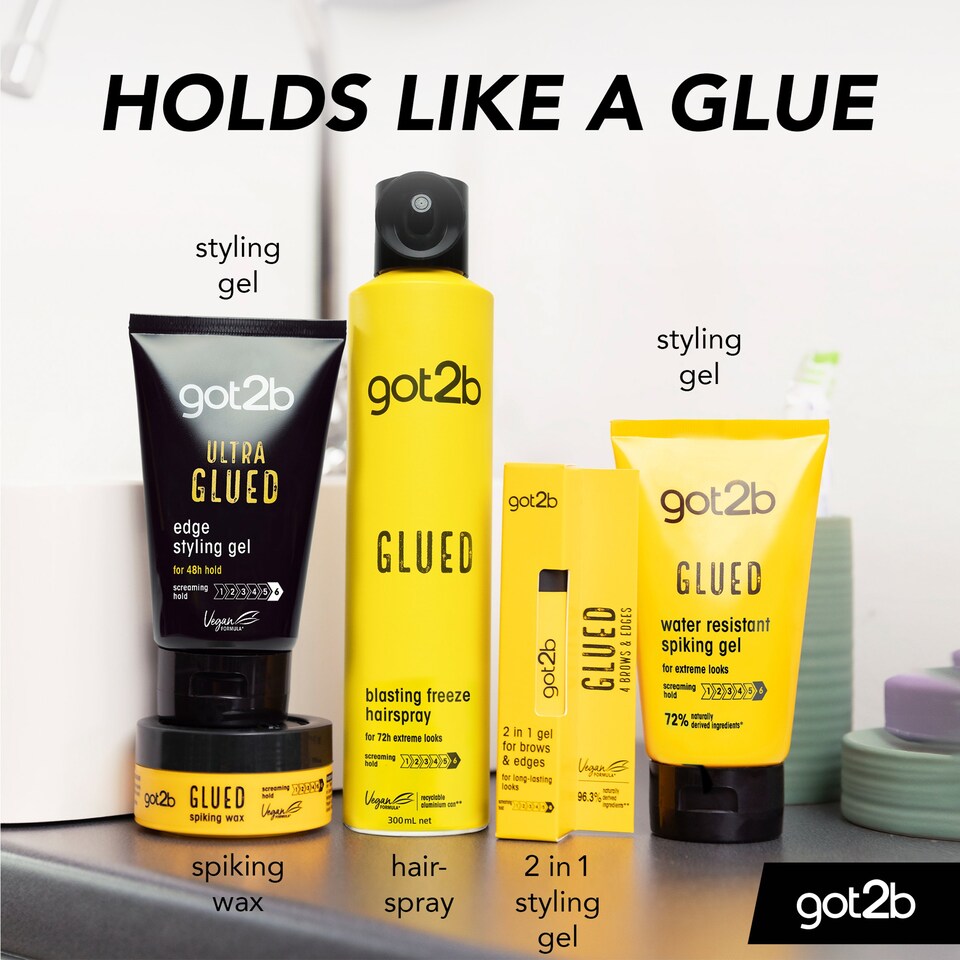 image 1 of Schwarzkopf Got2b Ultra Glued Styling Gel 150Ml